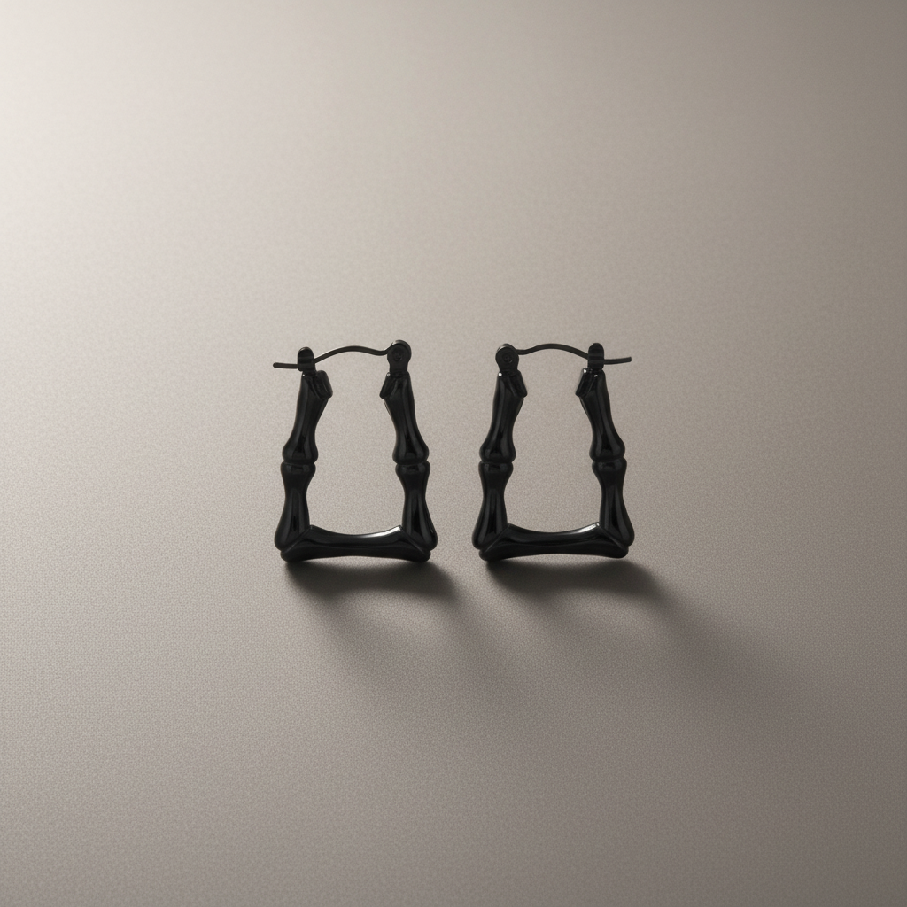 Black Hoops Background