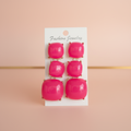 BUBBLE EARRINGS BRIGHT PINK Background