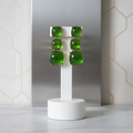 Green Bubble Earrings Background