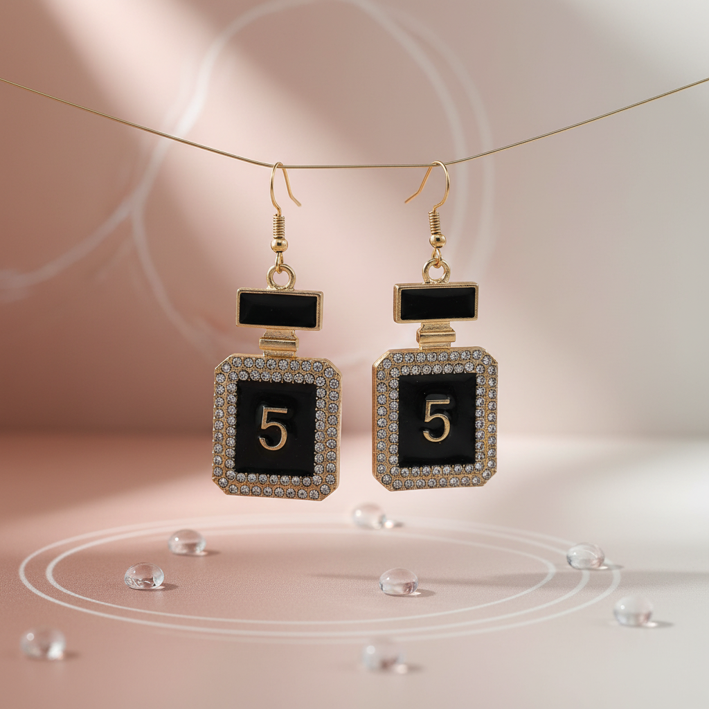 Perfume Earrings Background