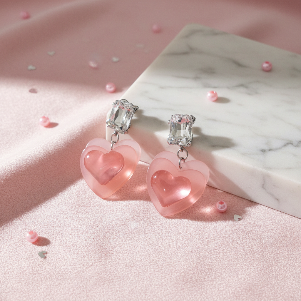PINK HEARTS Background