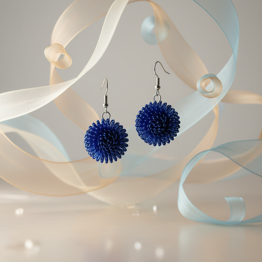 Spiral Earrings Background
